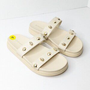 BCBG Jolen Platform Sandals. Cream, Women's 9